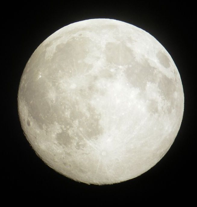 満月が撮れました
