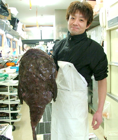 約10kgのアンコウ