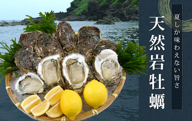 天然岩牡蠣 夏しか味わえない旨さ 天然岩牡蠣 夏しか味わえない旨さ