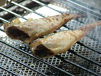 一夜干しハタハタ焼き