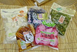 旬の漬物セット5品入り